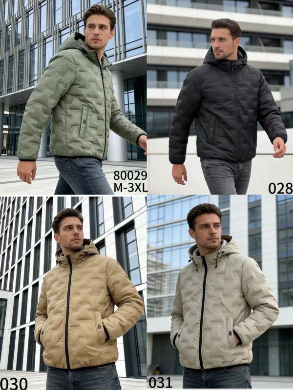 Kurtka męska cienka Roz M-3XL, 1 Kolor Paczka 5 szt